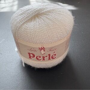 Perlé White Yarn Lady Fair Eaton’s